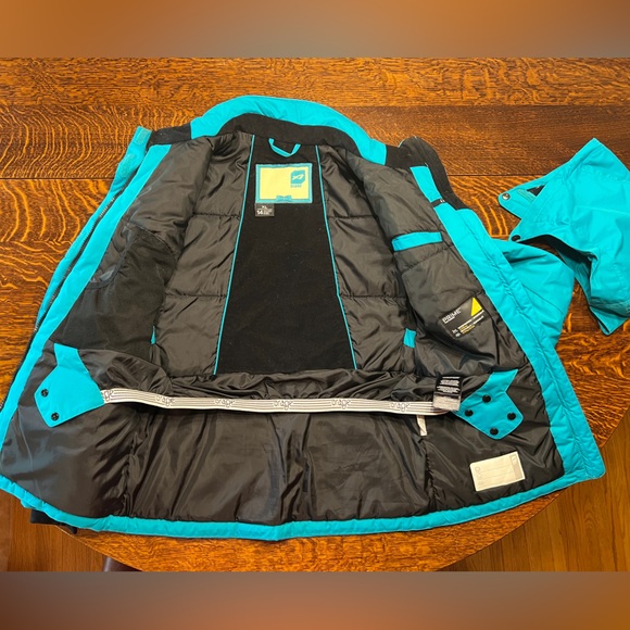 Orage Girl’s Winter Ski Coat EUC size XL Turquoise Blue - Picture 2 of 11